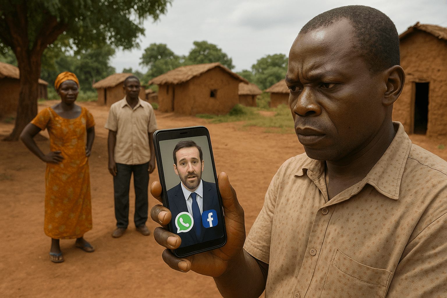 Représentation de la désinformation sur les réseaux sociaux affectant la cohésion sociale en RDC