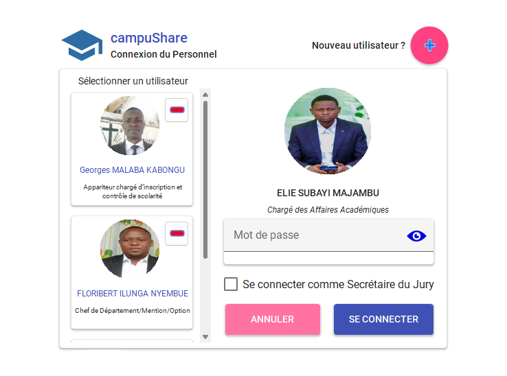 Login campuShare
